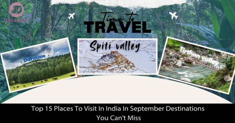 India's top destinations to explore in September, featuring vibrant landscapes and cultural landmarks.