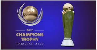 The ICC Cricket World Cup 2015 champions trophy displayed prominently, symbolizing excellence in international cricket