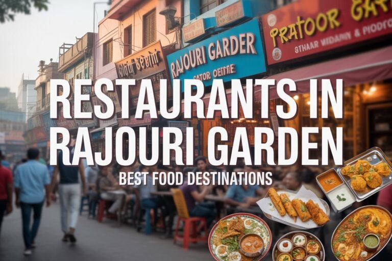Best restaurants in Rajouri Garden Delhi – family dining, cafes, buffet and rooftop places
