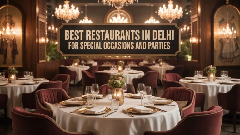 Best Restaurants in Delhi for Special Occasions And Parties