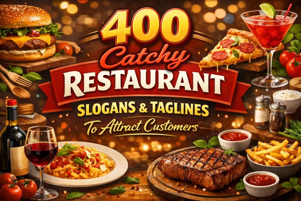 400 Catchy Restaurant Slogans & Taglines Attract Customers 2026
