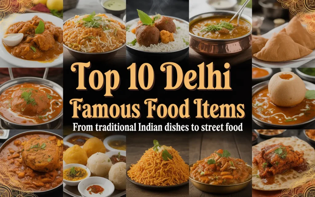 Top 10 Delhi Famous Food Items You Must Try